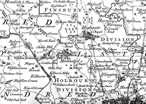 1746 Rocque Map