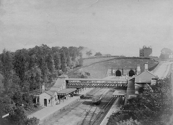 The original Highgate Station, looking south, in 1890s