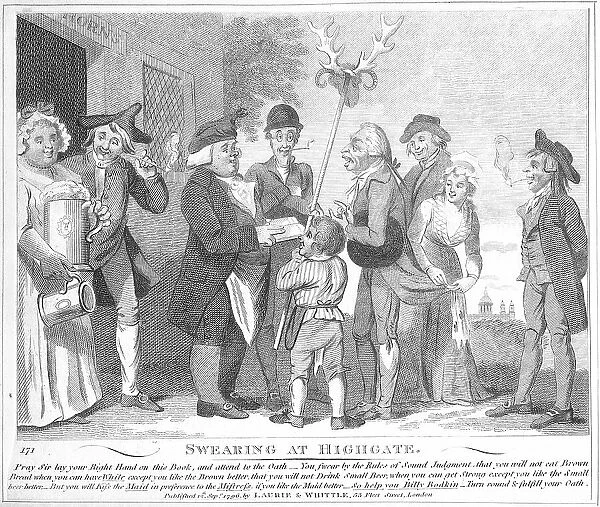Swearing on the Horns at Highgate 1796