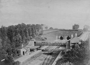 Images Dated 24th October 2023: The original Highgate Station, looking south, in 1890s